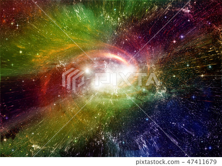 galaxy in a free space 47411679