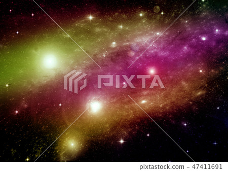 galaxy in a free space 47411691