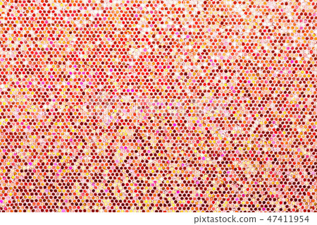 Red orange background. Abstraction shiny sequins.  47411954