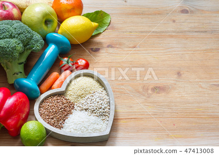 Diet plan and healthy lifestyle concept Diet plan and healthy lifestyle concept 47413008