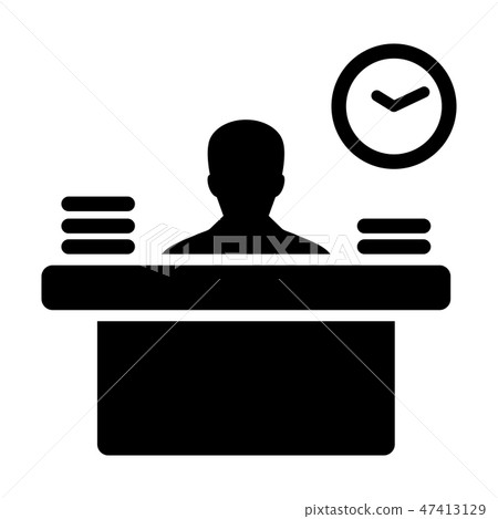 Helpdesk icon vector male person avatar symbol Helpdesk icon vector male person avatar symbol 47413129