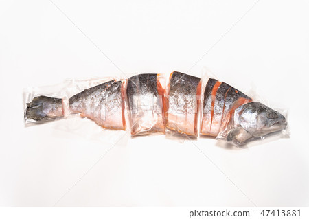 銀鮭魚冷凍真空包裝 銀鮭魚冷凍真空包裝 47413881