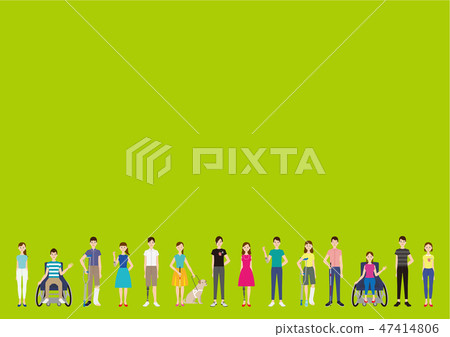 Challenged with various obstacles / wallpaper frame 47414806