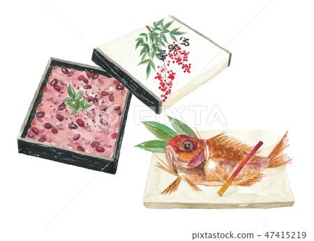 Red rice with sea bream 47415219