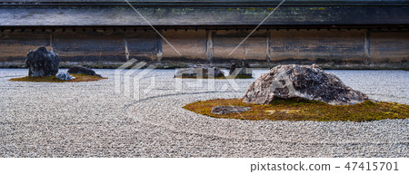 Kyoto Ryoanji Temple Garden 47415701
