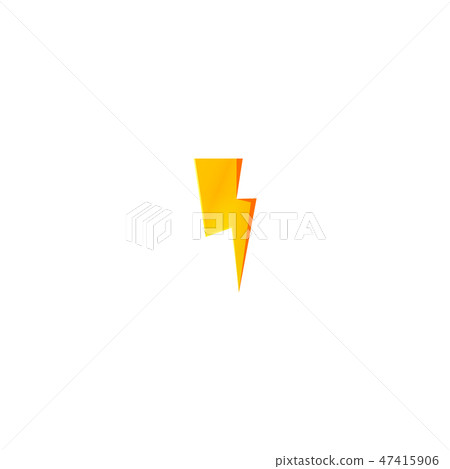 Flash and thunder bolt icon. Flash and thunder bolt icon. 47415906