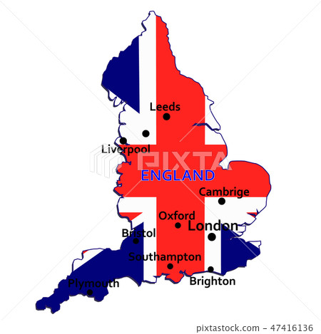 Map of England. 47416136