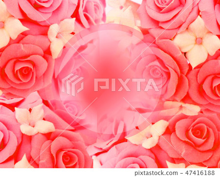 Colorful festive background with roses. 47416188