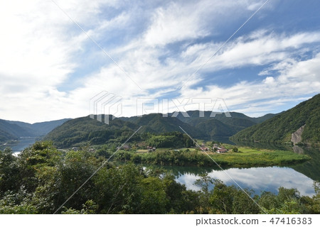 日本島根縣美鄉町新木的美麗風景 47416383