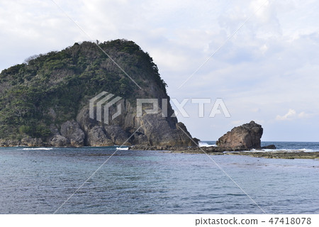 [兵庫縣霞海岸]今浦市的青蛙島 47418078