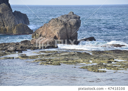 [兵庫縣霞海岸]今浦市的青蛙島 47418108