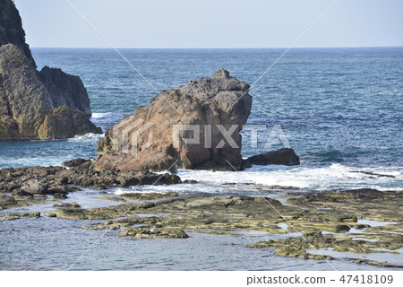 [兵庫縣霞海岸]今浦市的青蛙島 47418109