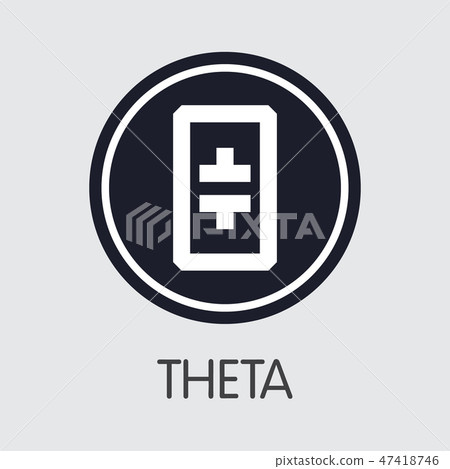 THETA - Theta. The Icon of Crypto Coins or Market Emblem. THETA - Theta. The Icon of Crypto Coins or Market Emblem. 47418746