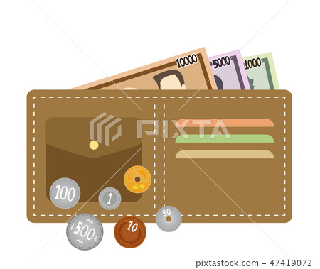 1000日元5000日元10000日元紙幣10日元5日元50日元100日元500日元硬幣 1000日元5000日元10000日元紙幣10日元5日元50日元100日元500日元硬幣 47419072