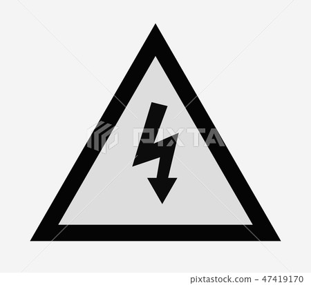 electric signal icon 47419170