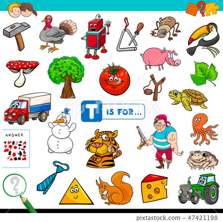 T is for educational game for children 47421198