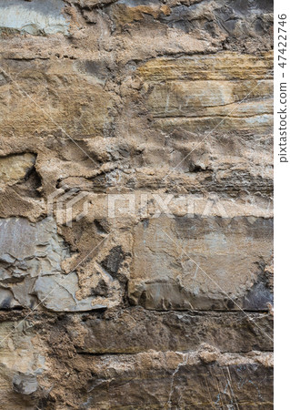 old wall masonry with different sizes smeared joints old wall masonry with different sizes smeared joints 47422746