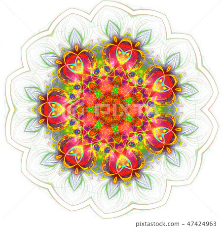 abstract futuristic colorful pattern isolated abstract futuristic colorful pattern isolated 47424963