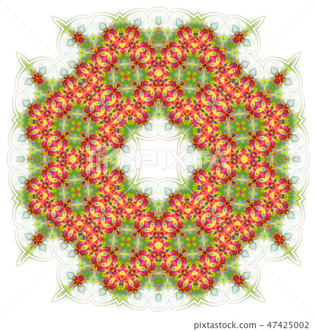 green red geometric ornament tiles isolated green red geometric ornament tiles isolated 47425002