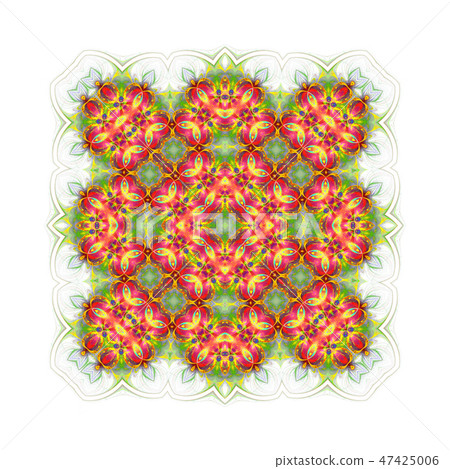 green red geometric ornament tiles isolated green red geometric ornament tiles isolated 47425006