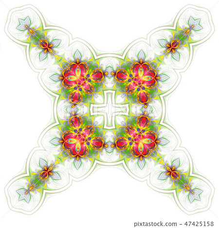 green red geometric ornament tiles isolated green red geometric ornament tiles isolated 47425158