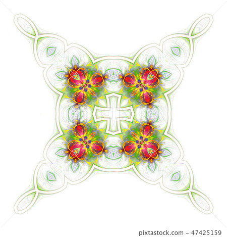 green red geometric ornament tiles isolated green red geometric ornament tiles isolated 47425159