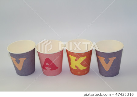 彩色紙杯 47425316
