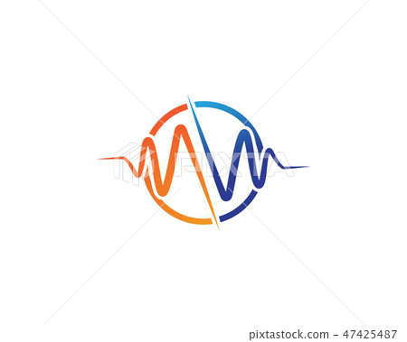 Heart beat hospital line logo vectors - Stock Illustration [47425487 ...