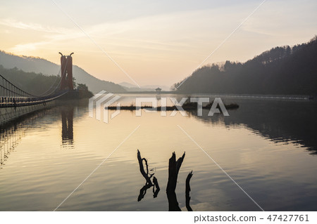 天台湖，青陽，忠南 47427761