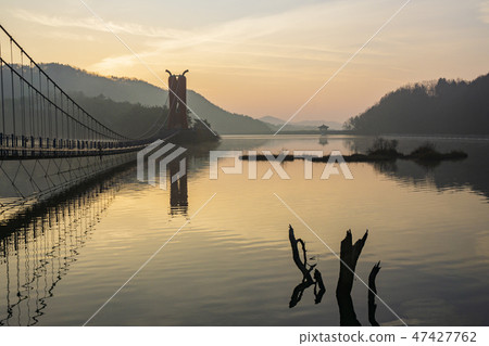 天台湖，青陽，忠南 47427762