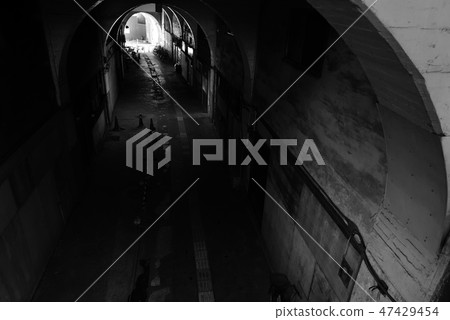 鶴見線國家公路站地下通道在衛兵無人站終點線站本地線京濱工業區站 47429454