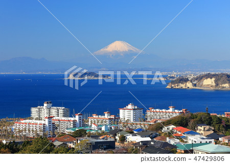 Fuji and Enoshima and Zushi marina Fuji and Enoshima and Zushi marina 47429806
