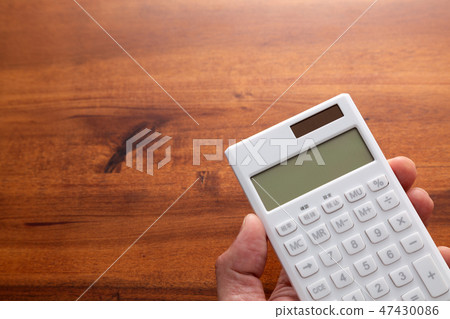 A calculator A calculator 47430086