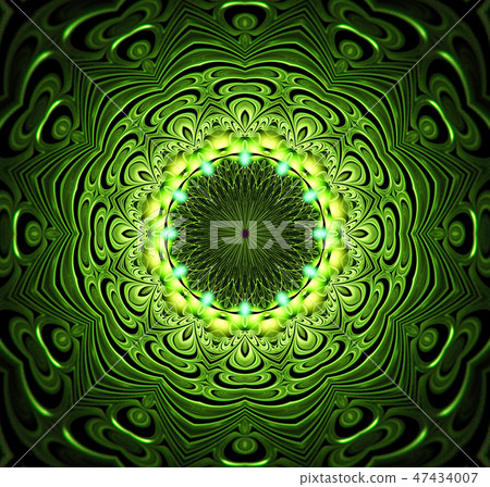 abstract fractal futuristic green pattern abstract fractal futuristic green pattern 47434007
