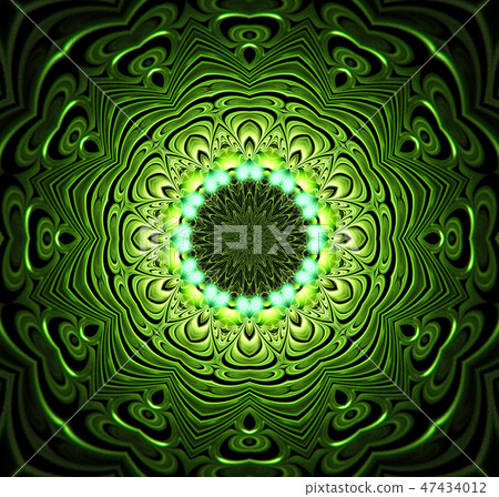 abstract fractal futuristic green pattern abstract fractal futuristic green pattern 47434012