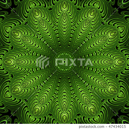 abstract fractal futuristic green pattern abstract fractal futuristic green pattern 47434015