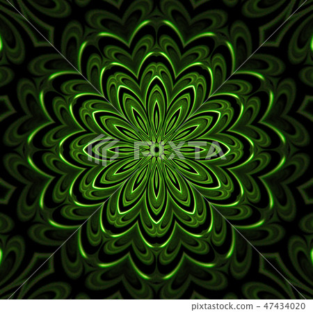 abstract fractal futuristic green pattern abstract fractal futuristic green pattern 47434020