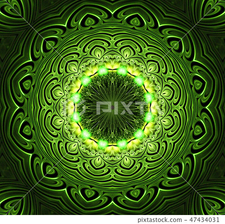 abstract fractal futuristic green pattern abstract fractal futuristic green pattern 47434031