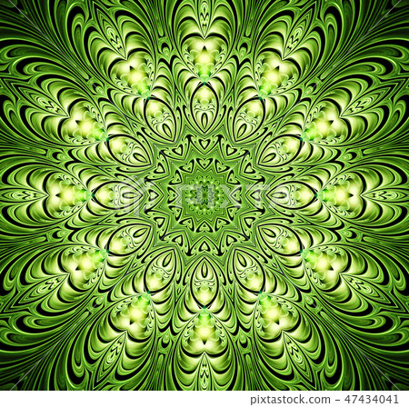 abstract fractal futuristic green pattern abstract fractal futuristic green pattern 47434041