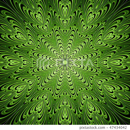 abstract fractal futuristic green pattern abstract fractal futuristic green pattern 47434042