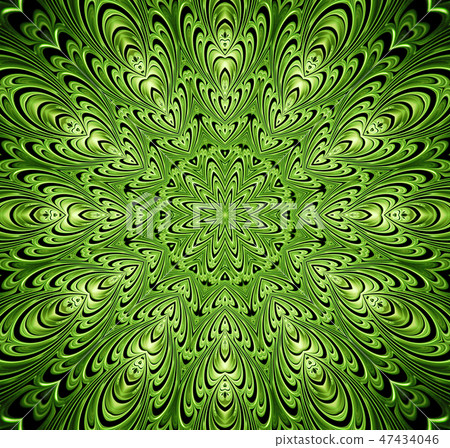 abstract fractal futuristic green pattern abstract fractal futuristic green pattern 47434046