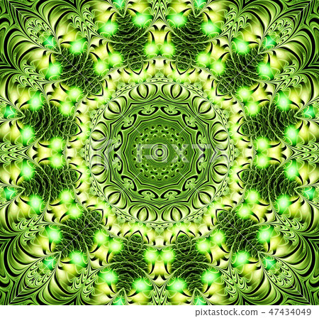 abstract fractal futuristic green pattern abstract fractal futuristic green pattern 47434049