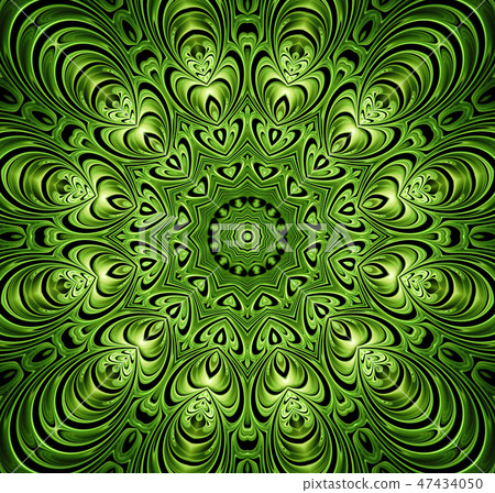 abstract fractal futuristic green pattern abstract fractal futuristic green pattern 47434050