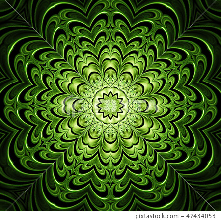 abstract fractal futuristic green pattern abstract fractal futuristic green pattern 47434053