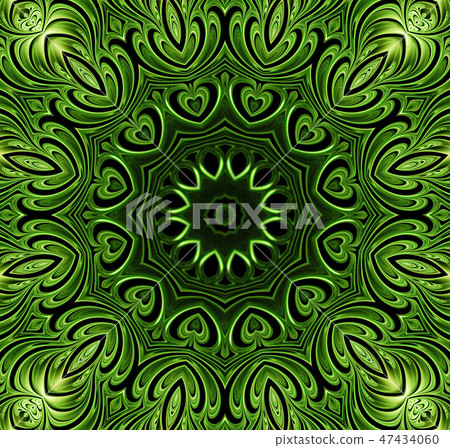 abstract fractal futuristic green pattern abstract fractal futuristic green pattern 47434060