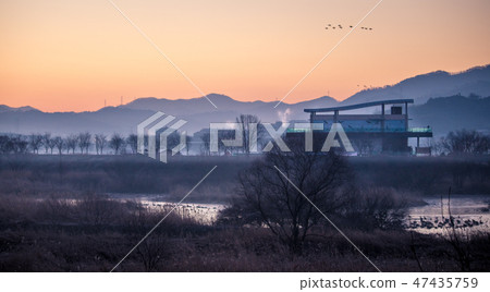 Gyeongnam Gimhae Hwangpo Stream sunrise Gyeongnam Gimhae Hwangpo Stream sunrise 47435759