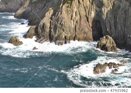 [Hyogo Prefecture Kasumi Coast] Imagoura/Ohiki's Nose Winter rough seas 47435962