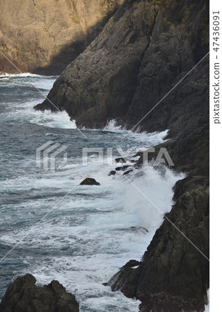 [Hyogo Prefecture Kasumi Coast] Imagoura/Ohiki's Nose Winter rough seas 47436091