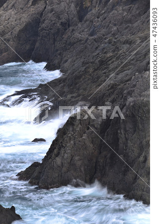 [Hyogo Prefecture Kasumi Coast] Imagoura/Ohiki's Nose Winter rough seas 47436093