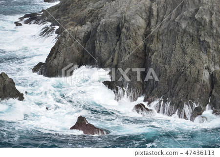 [Hyogo Prefecture Kasumi Coast] Imagoura/Ohiki's Nose Winter rough seas 47436113